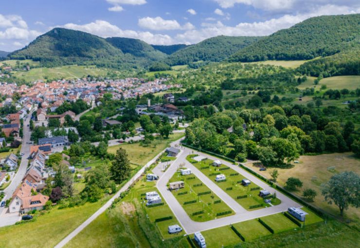 Motorhome site of the Panorama Therme Beuren in Beuren – promobil